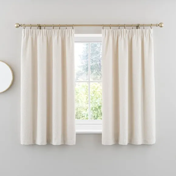 Churchgate Woodhouse Boucle Pencil Pleat Curtains 5