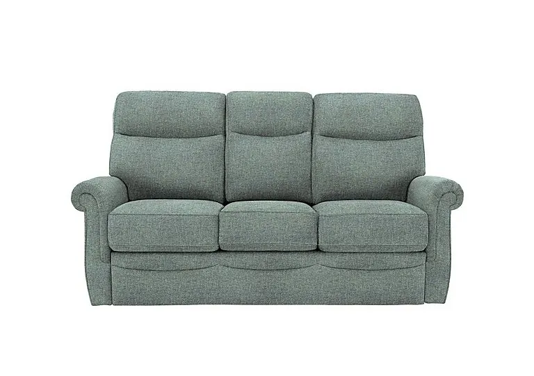 Avon Small 3 Seater Fabric Sofa - Dapple Kingfisher