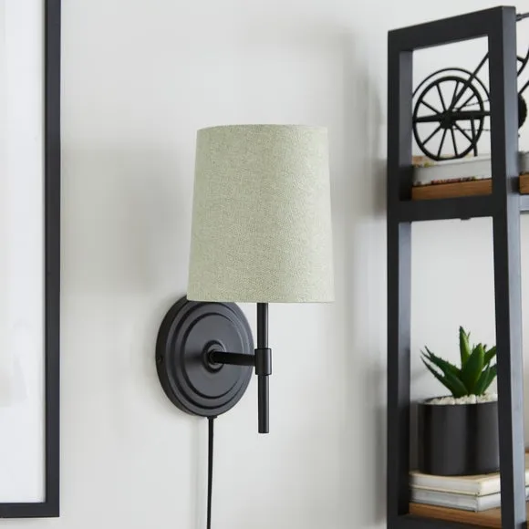Sutton Plug In Wall Light Fitting 3