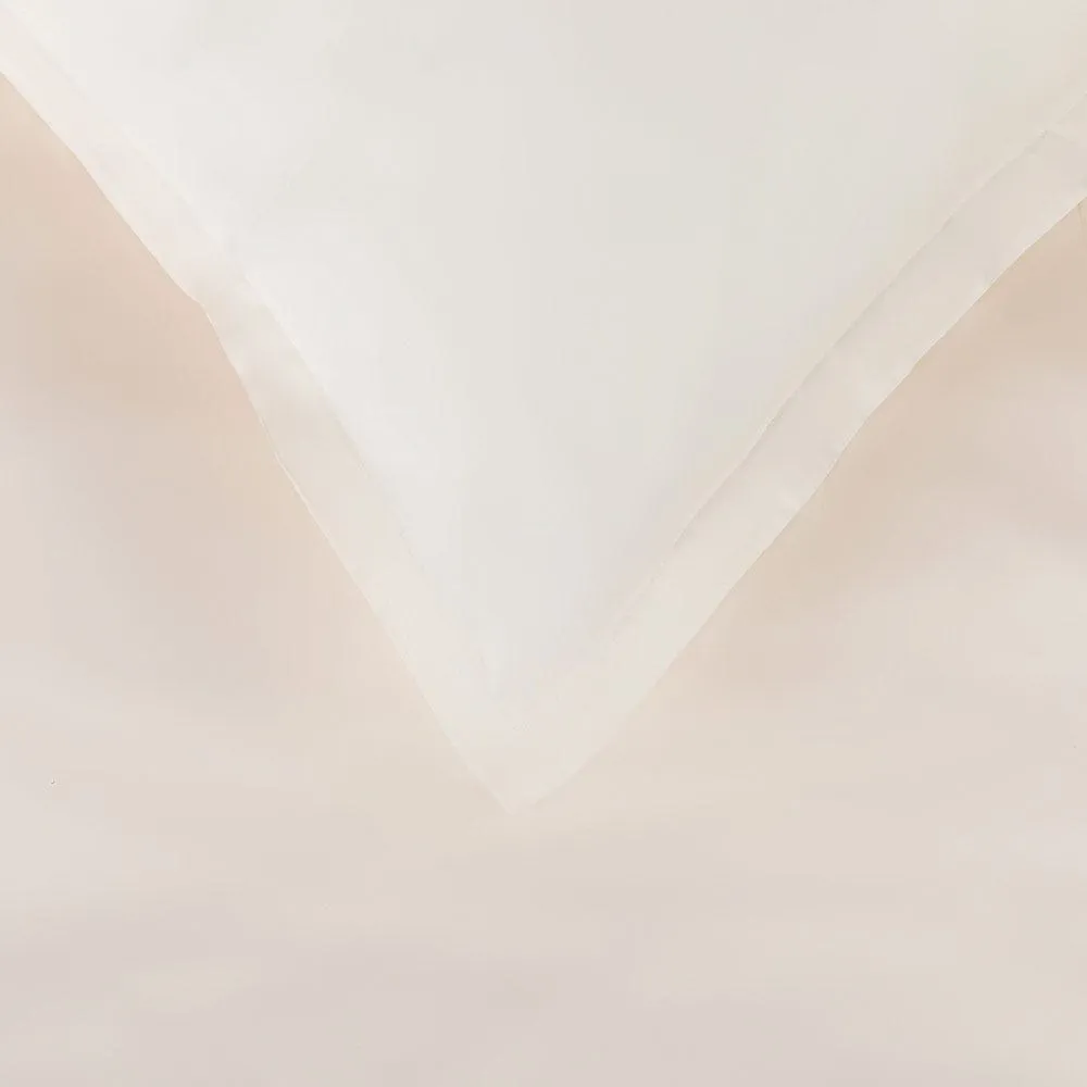 Heal's 400TC Egyptian Cotton Sateen Luxe Cream Deep Fitted Sheet Single 2