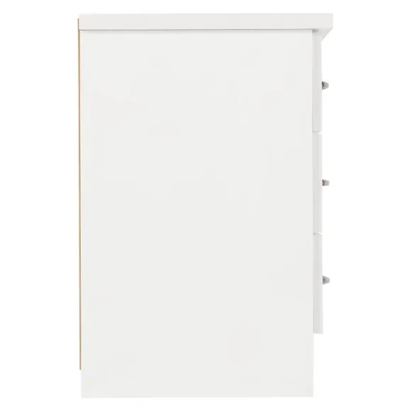 Nevada 3 Drawer Bedside Table 5