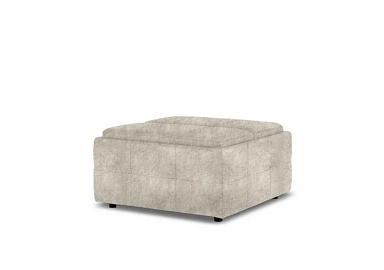 Monarch Fabric Tray Storage Footstool