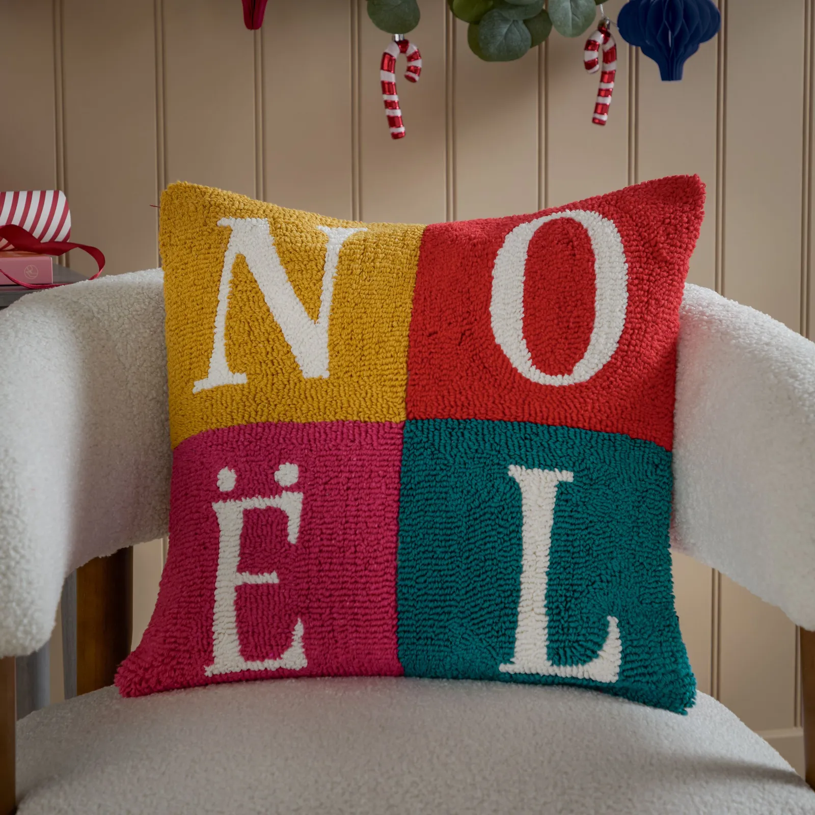 Furn Noelle Loop Tufted Cushion