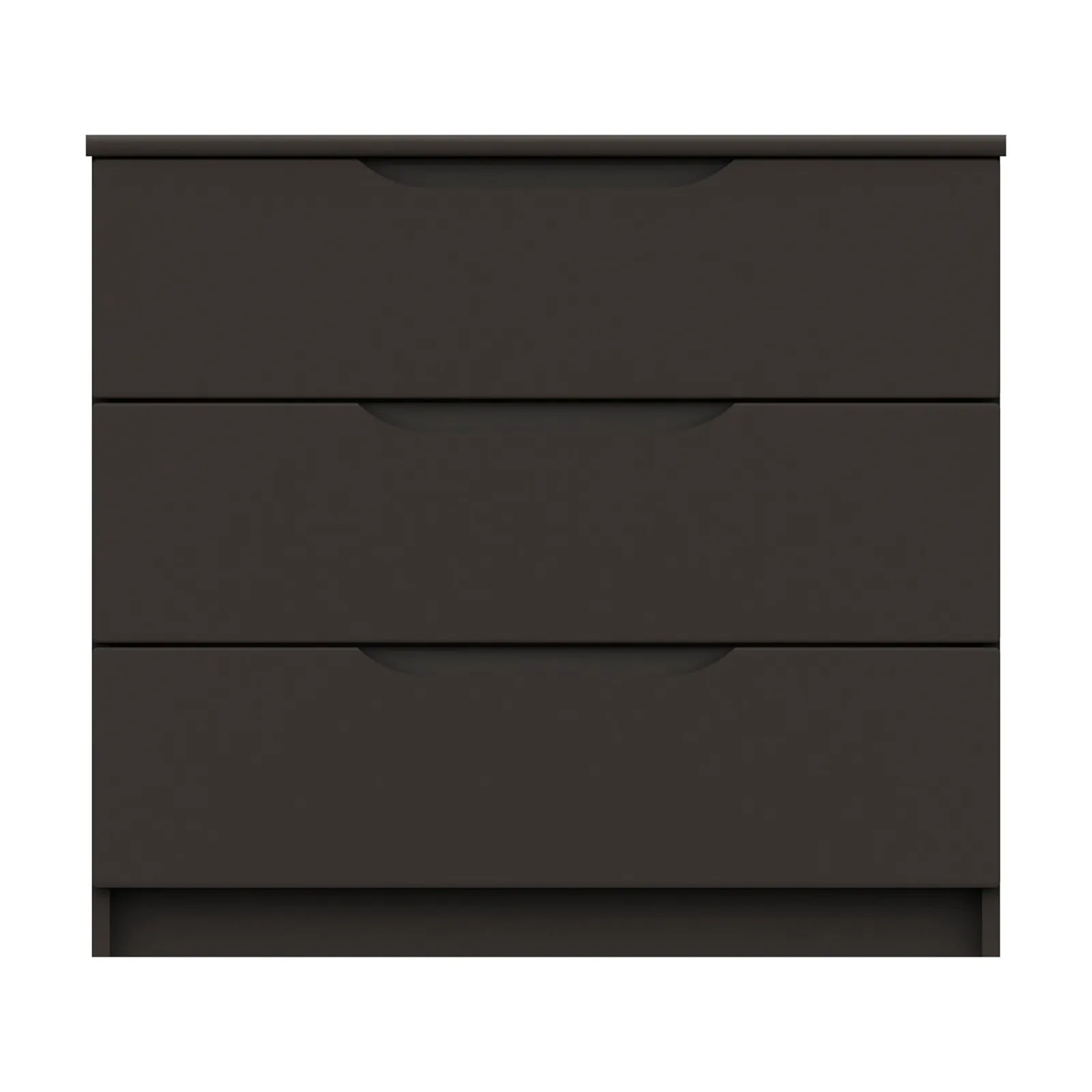 Legato Graphite 3 Drawer Chest Black