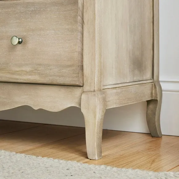 Giselle 3 Drawer Chest, Mango Wood 5