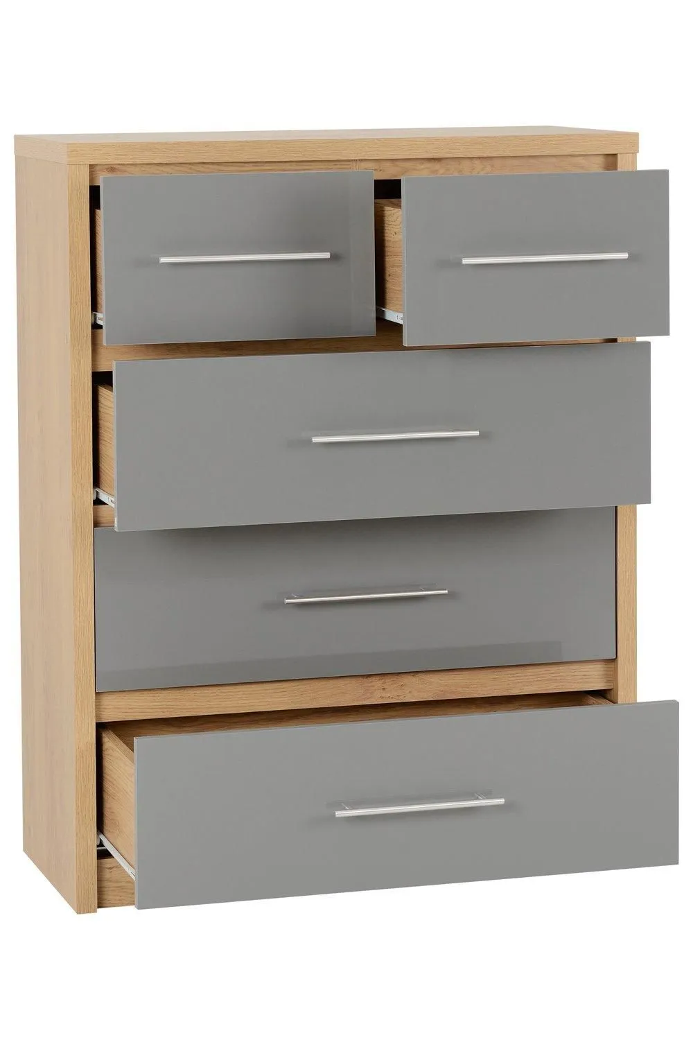 Seconique Seville 3+2 Drawer Chest in Grey 3