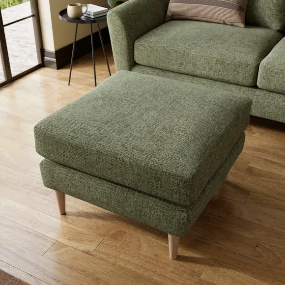 Sven Soft Texture Chenille Footstool 3