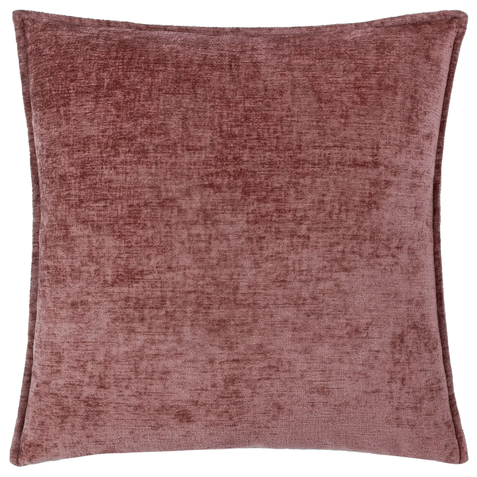 Evans Lichfield Buxton Chenille Reversible Square Cushion in Purple