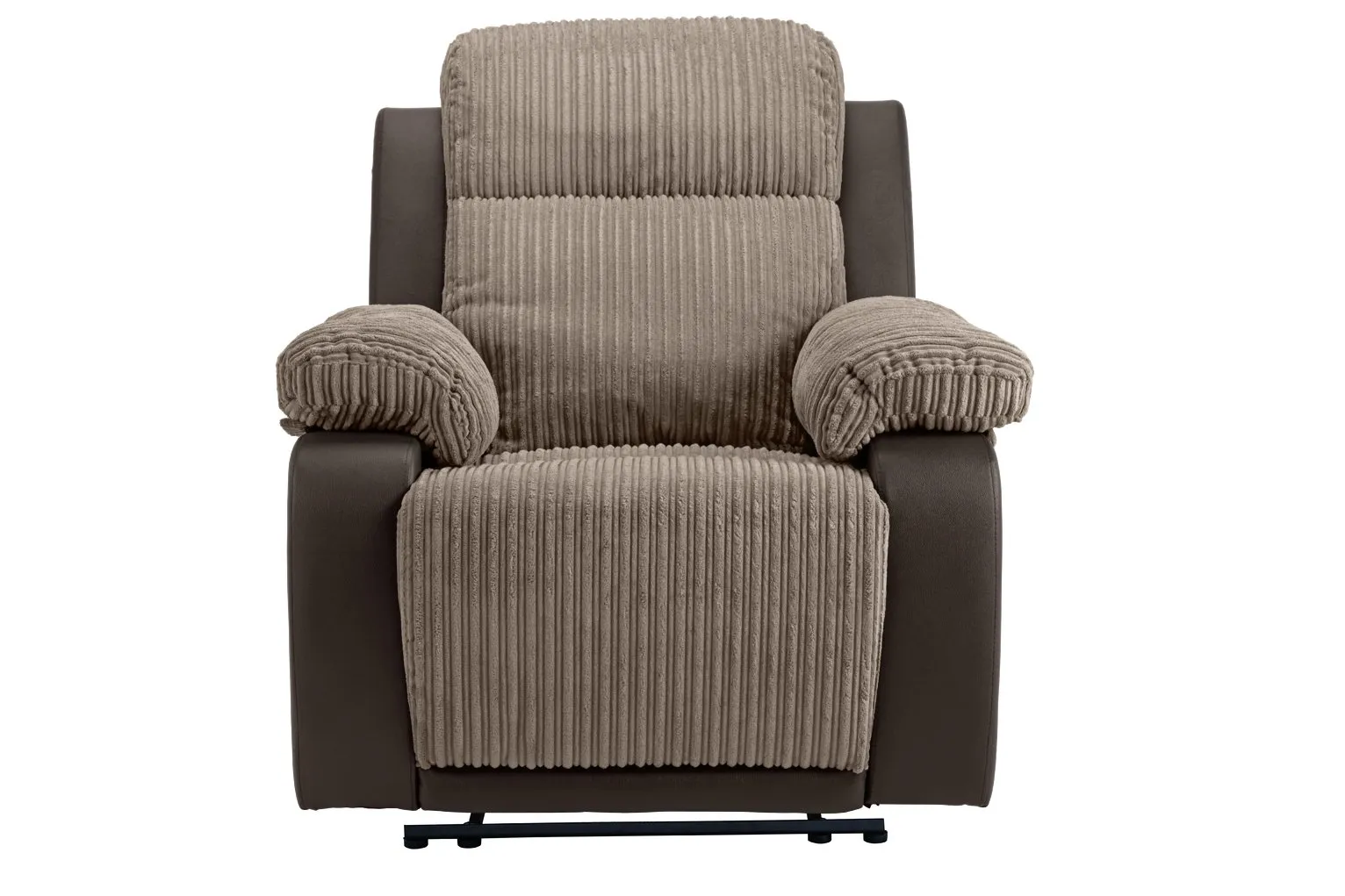 Argos Home Bradley Fabric Manual Recliner Chair - Natural