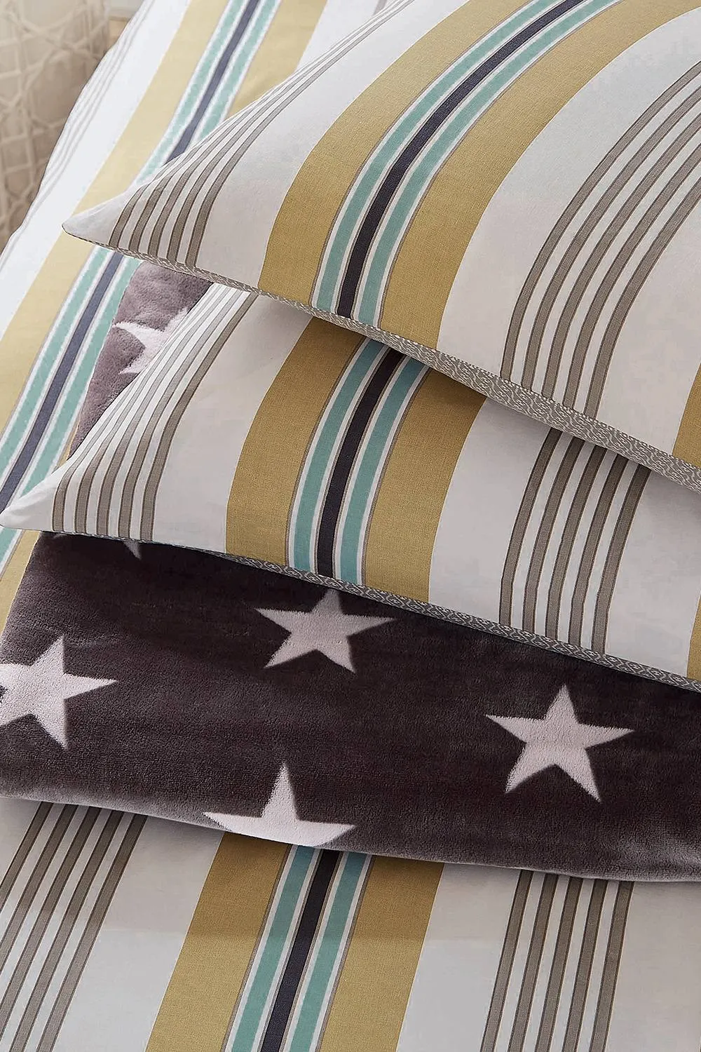 Helena Springfield 'Huntington Stripe' Cotton Duvet Cover Set 5