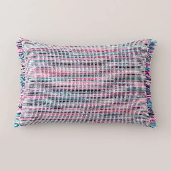 Ava Fringe Cotton Rectangle Cushion 3