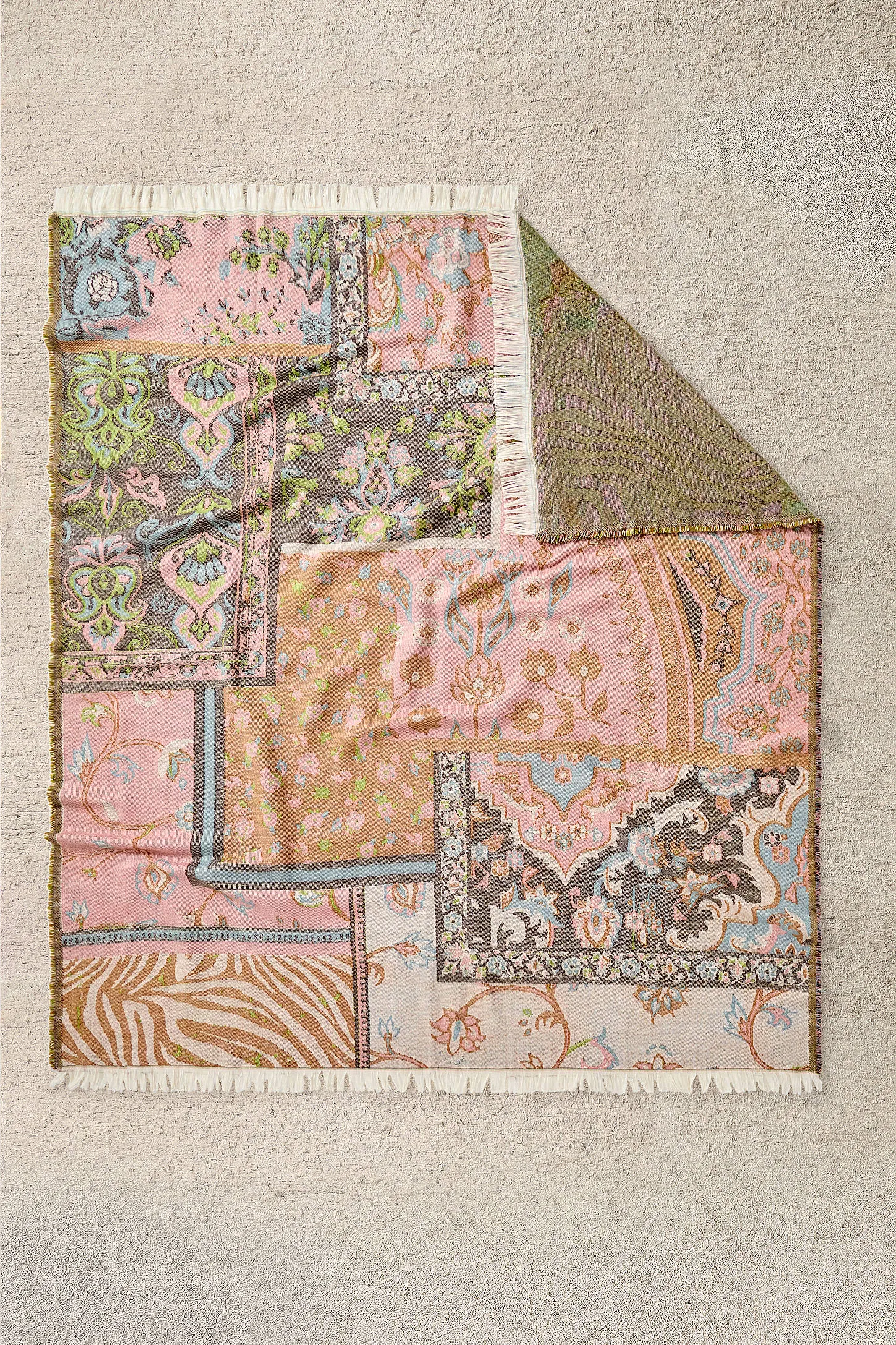 Pink Priscilla Throw - Pink