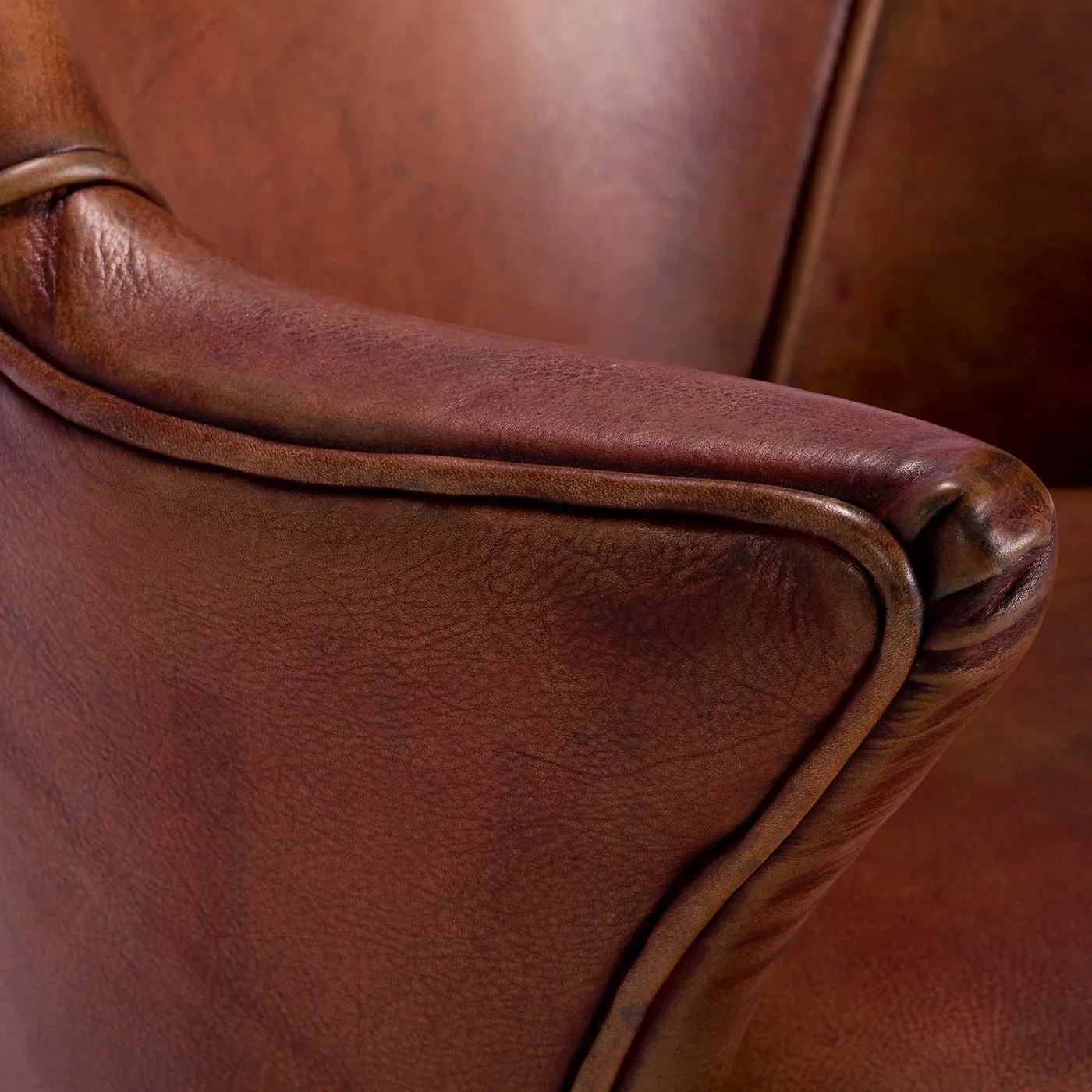 Timothy Oulton Lannister Dining Chair, Brown Leather | Barker & Stonehouse 5