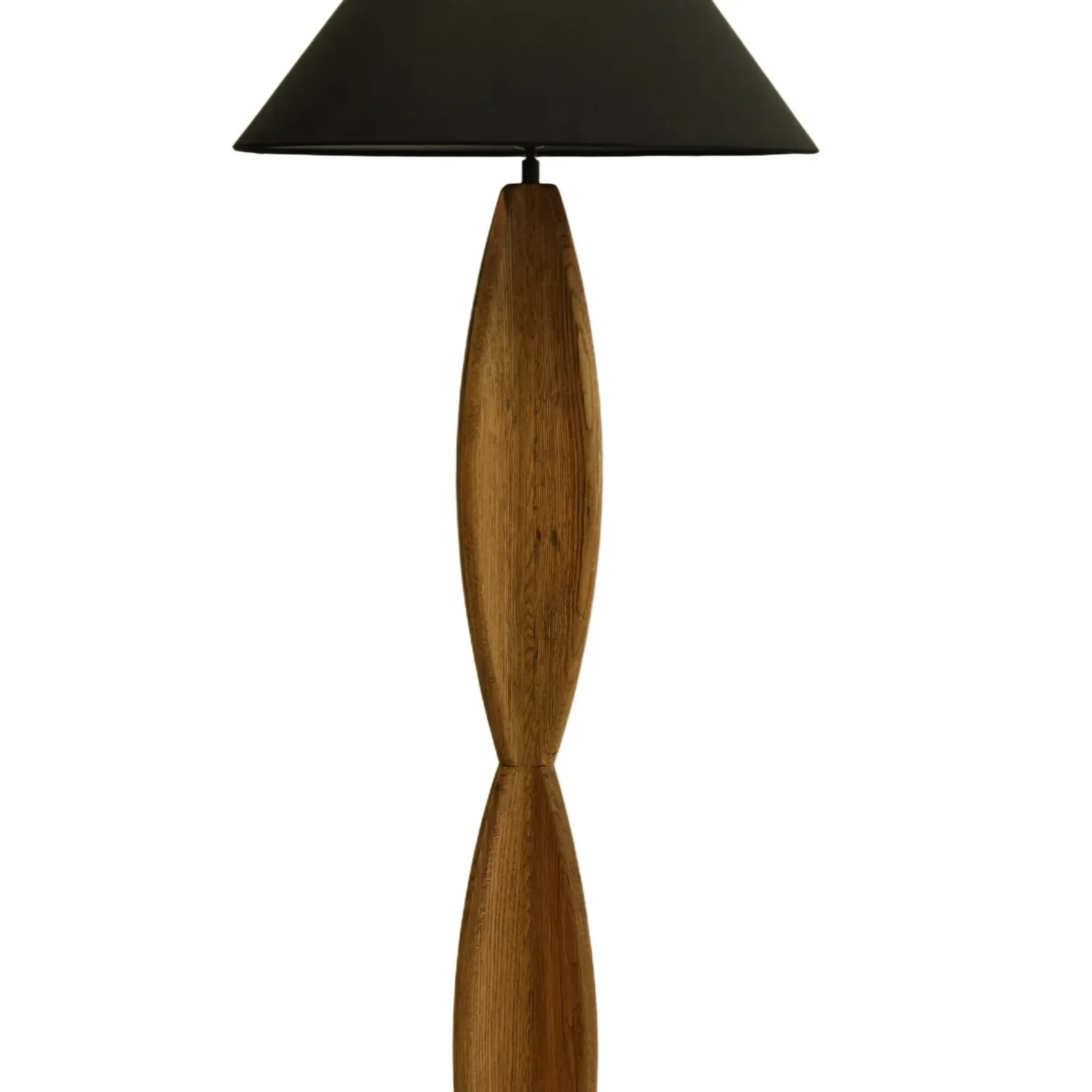Geo Shape Floor Lamp With Black Shade 60X60X162Cm Oak | Barker & Stonehouse 5
