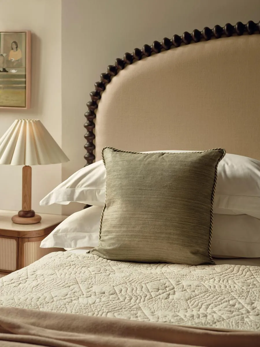Florence Square Cushion, Sage