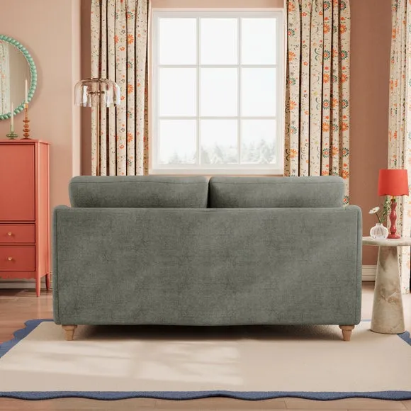 Hattie Tonal Plush Chenille 2 Seater Sofa 4