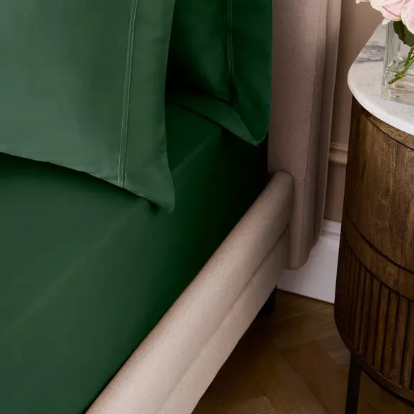 Dorma 800 Thread Count 100% Cotton Sateen Fitted Sheet 2