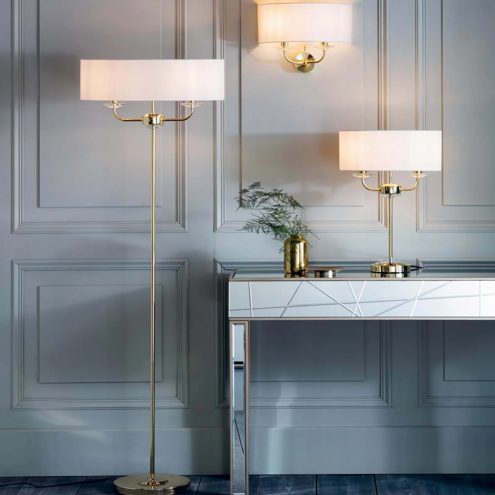 Vogue Katarina 2 Light Floor Lamp