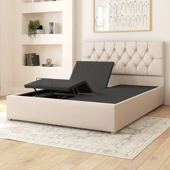 Olivier Eire Linen Adjustable Bed 3