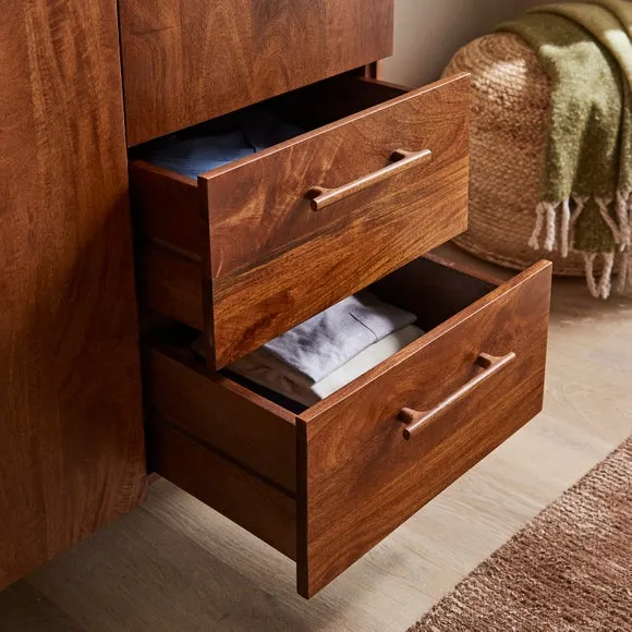 Maxton Small Wardrobe, Mango Wood 3