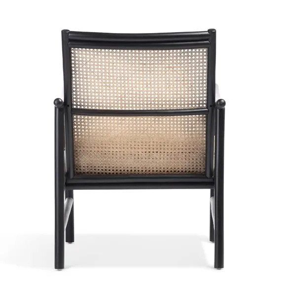 Desser Borneo Rattan Chair with Boucle Cushion 5