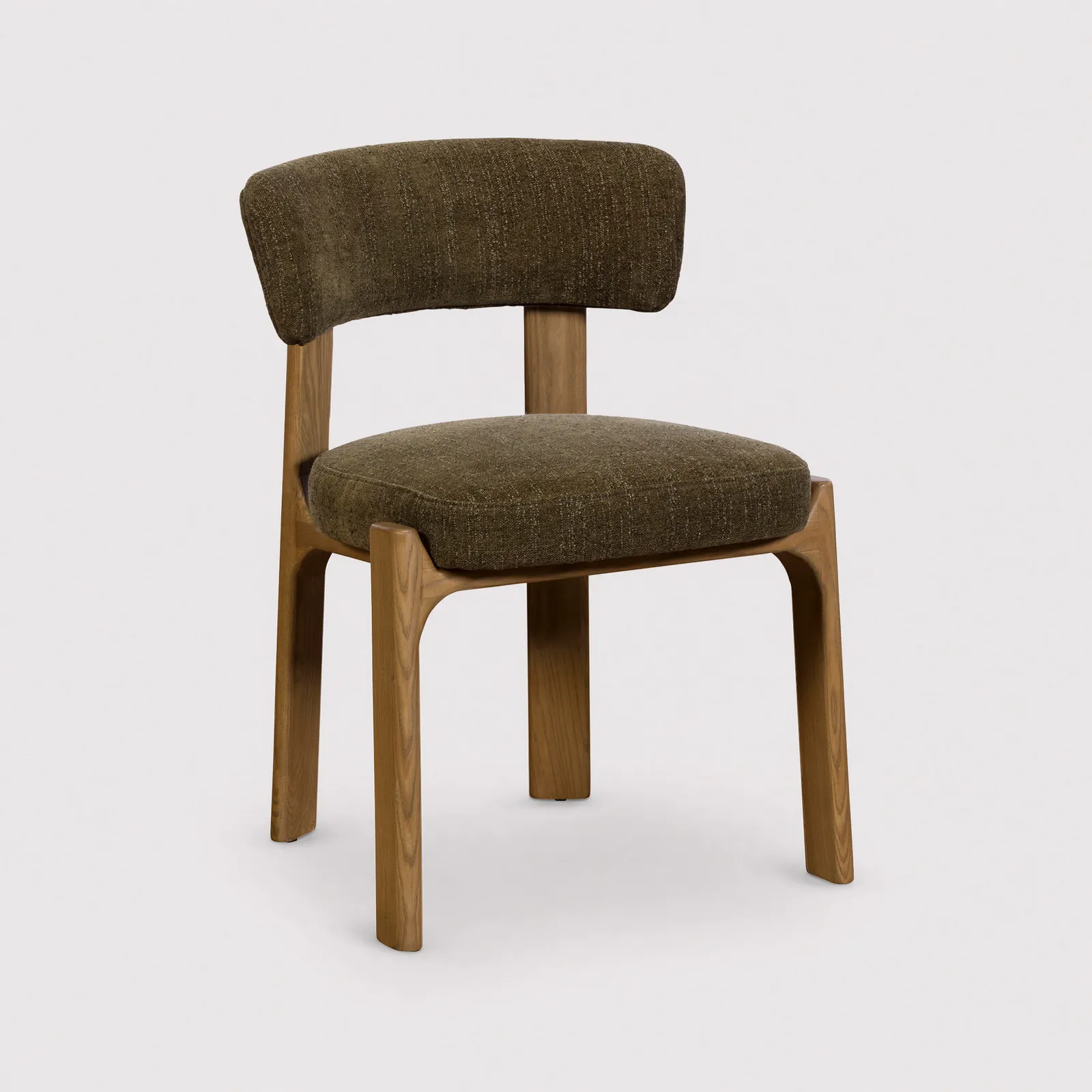 Bredon Dining Chair, Brown Fabric | Barker & Stonehouse