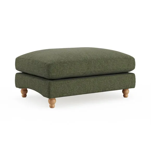 Martha Chenille Soft Texture Footstool 4