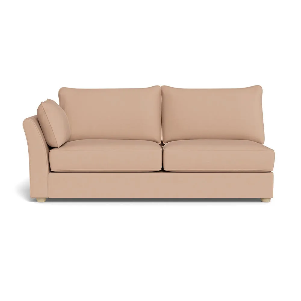 Heal's Tailor Large Left Hand Facing Corner Unit Capelo Linen-Cotton Rosedale Natural Feet 1