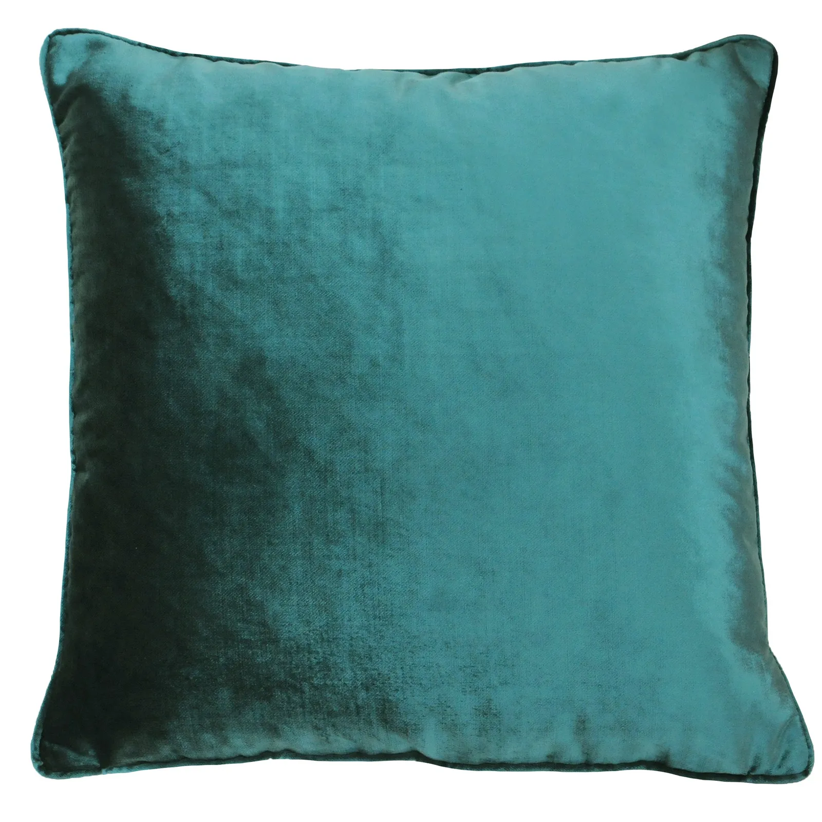 Paoletti Luxe Velvet Piped Cushion in Jade 2
