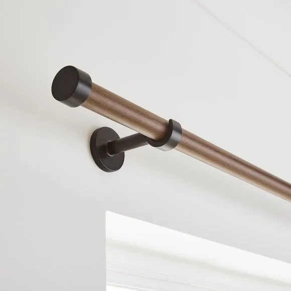 Trinity Wrapped Fixed Metal Curtain Pole 1