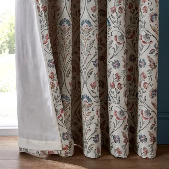 Antoinette Jacquard Pencil Pleat Curtains 5