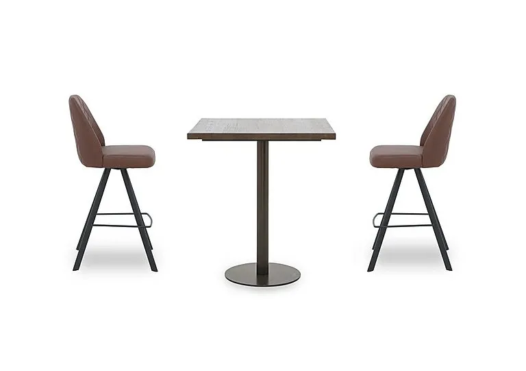 Jupiter Small Table with 2 Swivel Bar Stools