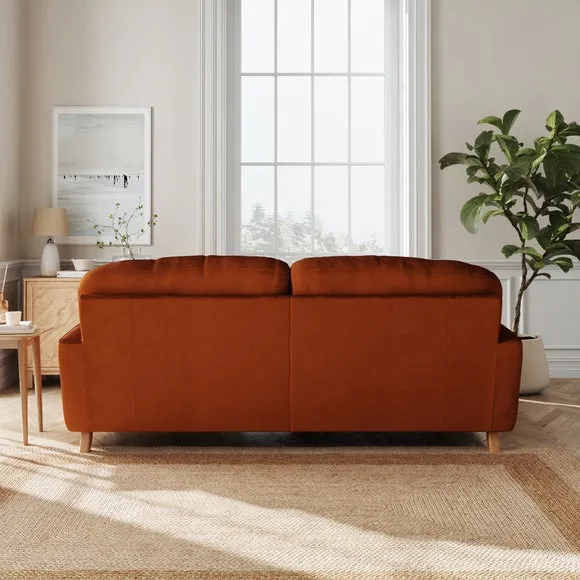 Martha Matte Plush Velvet Corner Chaise Sofa 3