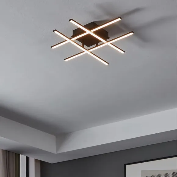 EGLO Lasana 4 Light LED Flush Ceiling Light