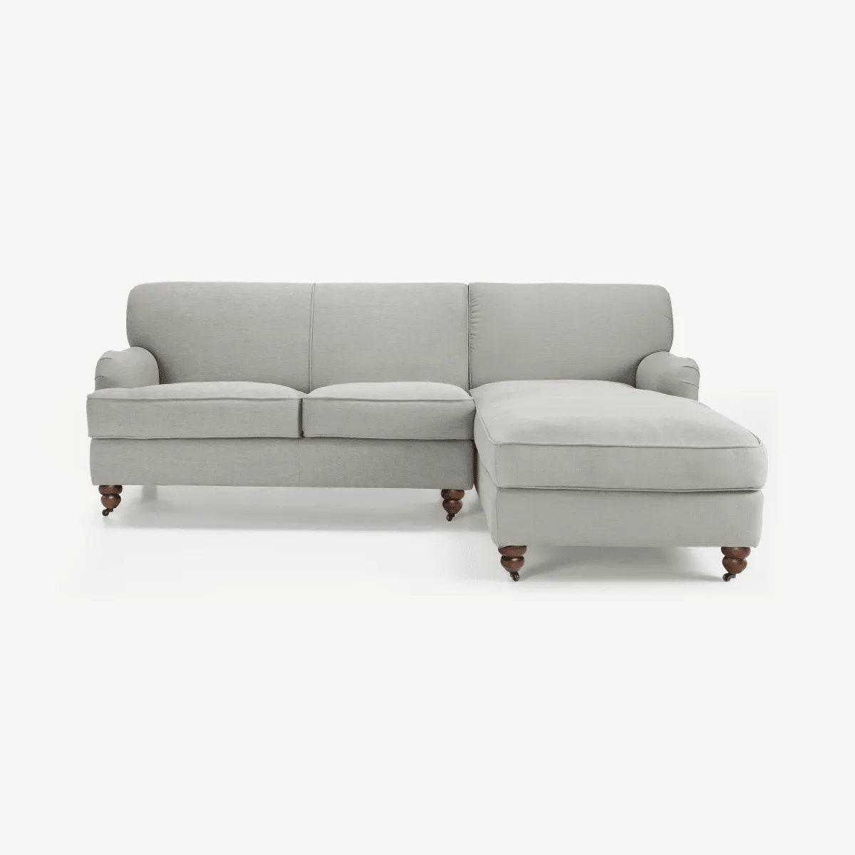 Orson Right Hand Facing Chaise End Corner Sofa, Chic Grey