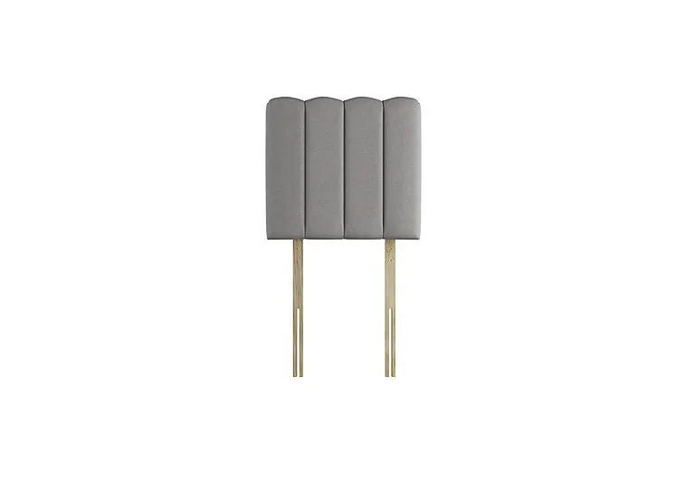 Shard Strutted Headboard - Single - Wool Silver Fox