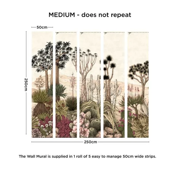 Desert Garden Wall Mural 4