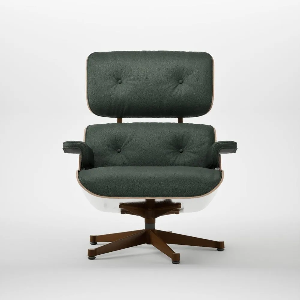 Eames Lounge Chair Cherry Natural Contemporary L50 59 Jade Polished Base 05 1