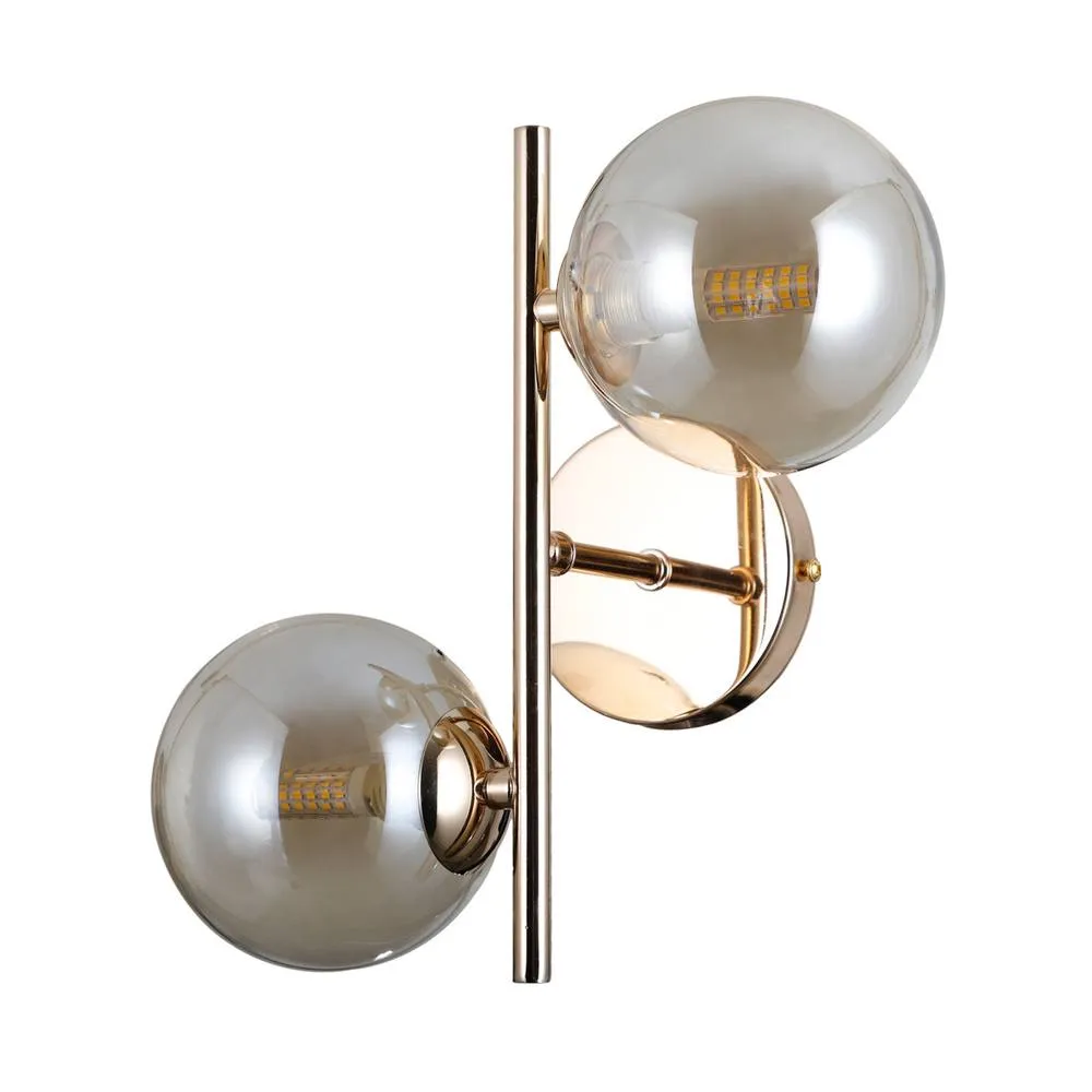 Netlighting Erimida Globe Wall Lights Gold 2xG9 2