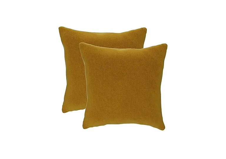 Pair of Small Scatter Cushions - Golden Spice