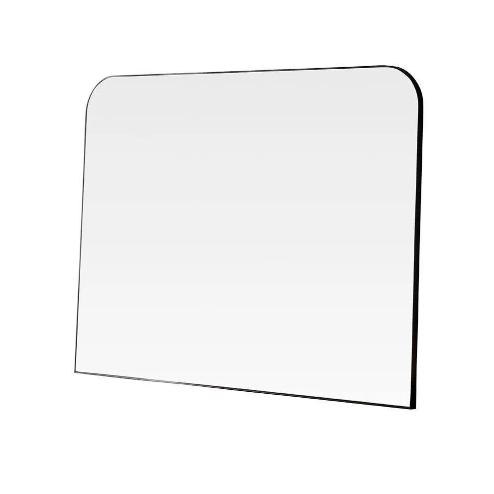 Yearn Mirrors Minimal Black Mantle Mirror 110(w) x 80cm(h) 4