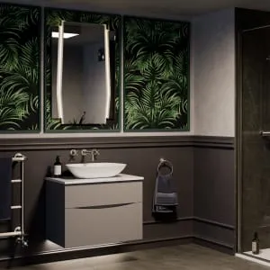 Sensio Gatsby Art Deco Colour Changing LED Bathroom Mirror - 900 x 600mm 2