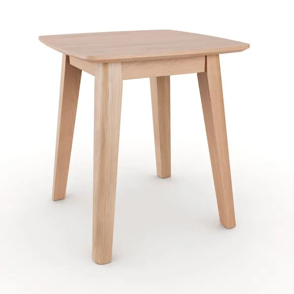 Edda Lamp Table, Oak Effect 4