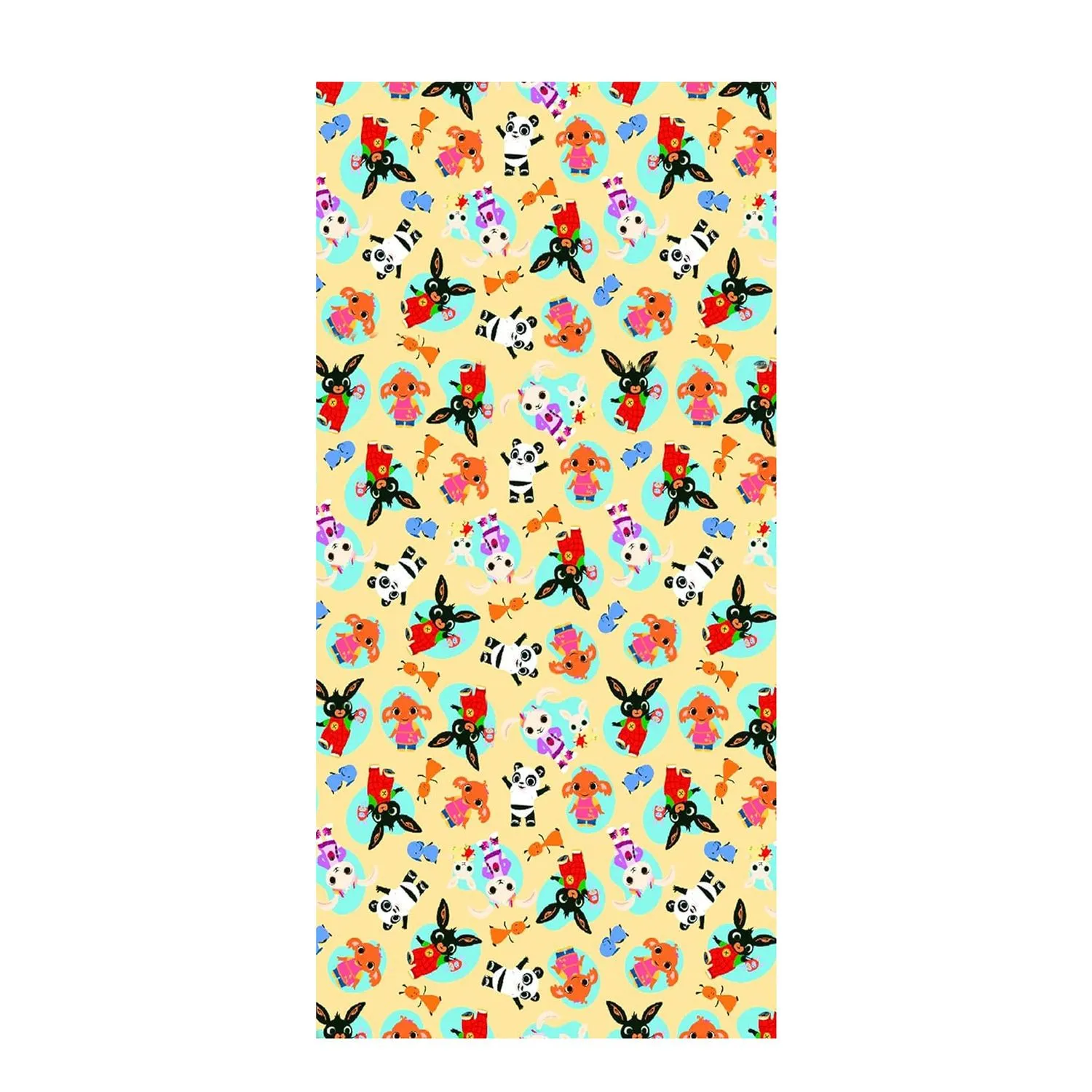 Bing Bunny Cotton Fitted Sheet in Mustard