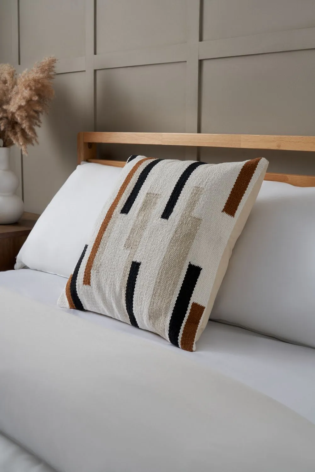 BHS Woven Stripe Cushion 1