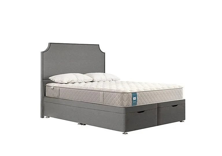 Sterling Ottoman Divan Set - Super King - Wool Silver Fox