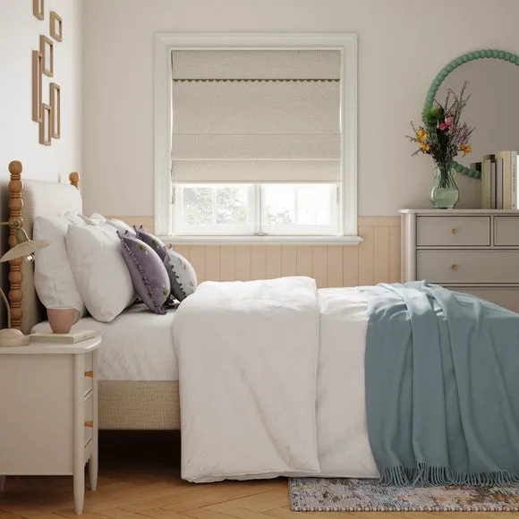 Luna Wave Blackout Roman Blind 1