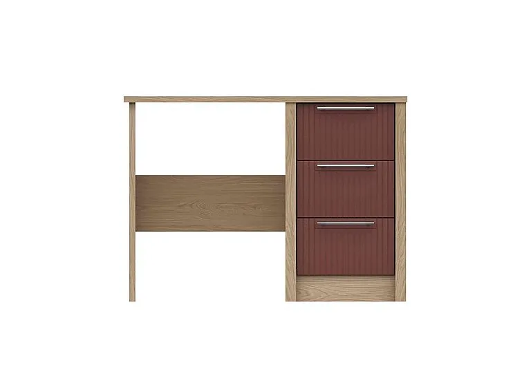 Chelsea 3 Drawer Dressing Table with Silver Handles