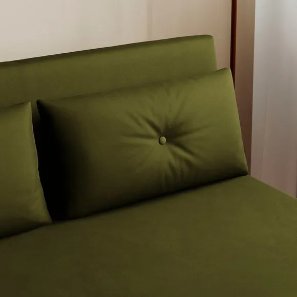 Phoebe Velvet Small Double 2 Seater Sofa Bed 5