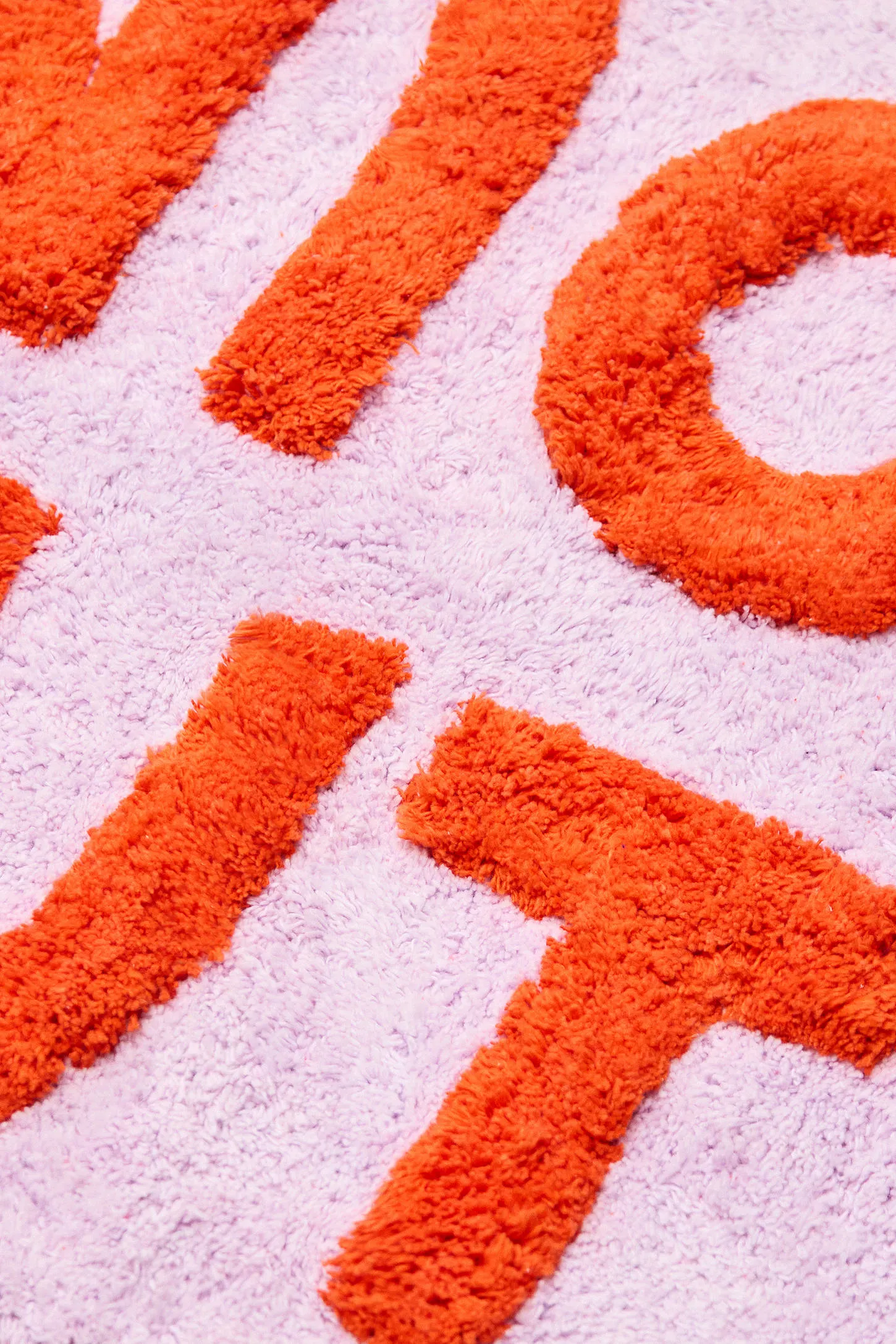 Lilac & Red Nice Butt Bath Mat - Lilac 2